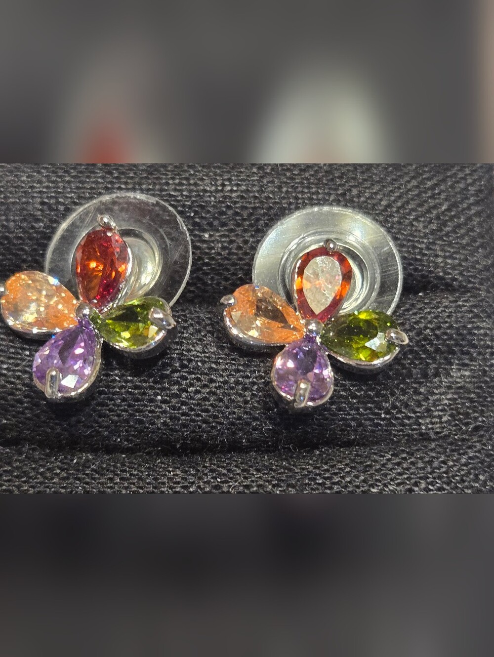 BaubleBar Multicolor Flower Earrings